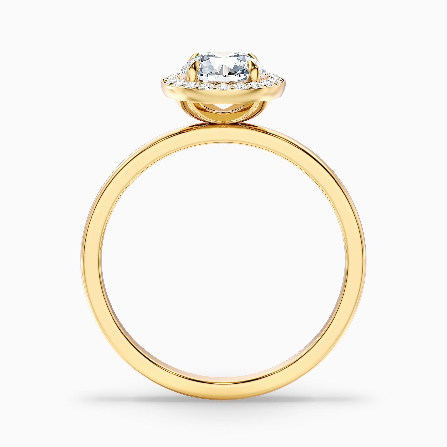 Vivienne 1 Carat Round Halo Lab Grown Diamond Ring